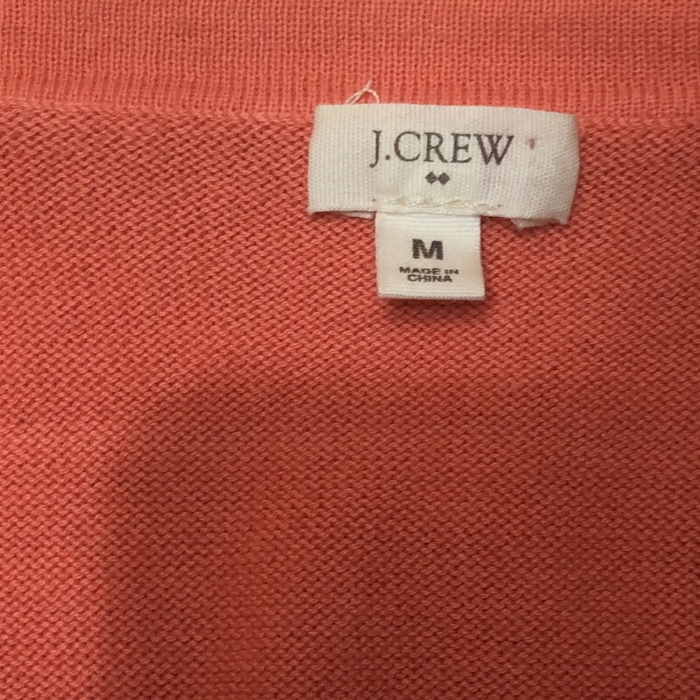 J. Crew Argyle Pattern Sweater Size Medium - image 2